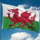thumbnail image 1 of 2025 Welsh Flag Wales Flag Cymru Welsh Dragon Flag Double Seam 2 eyelets Mode 64, 1 of 1