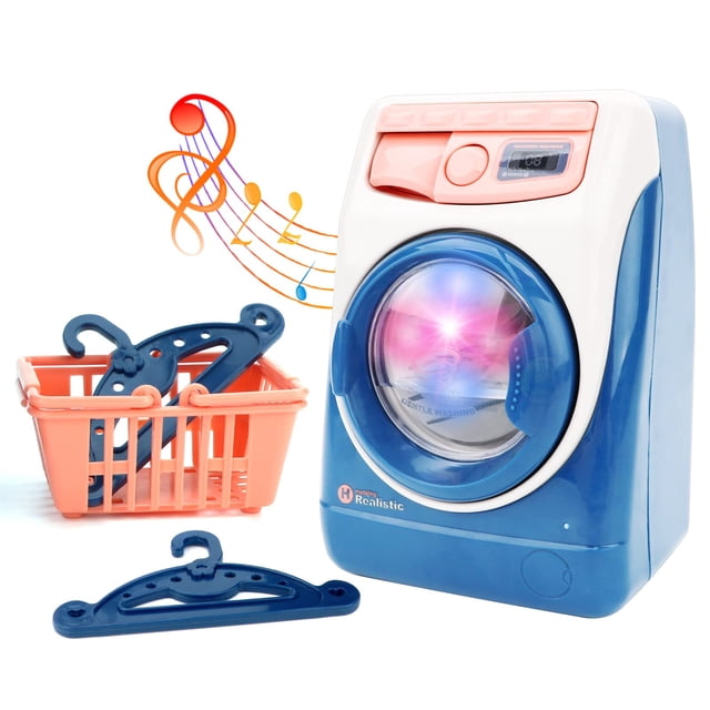 Juguete para lavadora DeAo con luces y sonidos, juego simulado