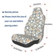 thumbnail image 3 of Fotbe White Popcorn Funda para Asiento de Auto con Estampado – Impermeable y Antisudor – Ajuste Universal, Lavable a Máquina, Antideslizante (1 Pieza), 3 of 5