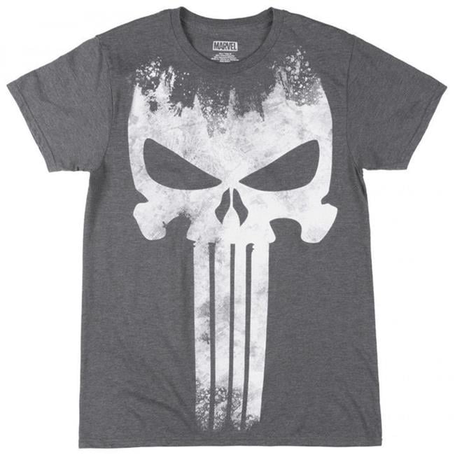 Punisher 804526 M Punisher Giant Logo Faded Grey T Shirt Medium Walmart. ca
