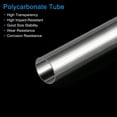 thumbnail image 4 of Plástico Tubería Rígido Policarbonato Redondo Tubo Transparente 0,78"(20mm) ID 0,83"(21mm) OD 6" (150mm) Alto Impacto para Iluminación, Maquetas, Agua Plomería, Paquete de 5, 4 of 7