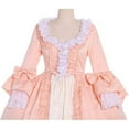 thumbnail image 5 of Women's Queen Marie Antoinette Rococo Ball Gown Victorian Dress Costume Pink, 5 of 8