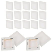 ROSENICE 20Pcs Canvas Stretcher Mini Painting Canvas For 1.97X1.97X0.39In