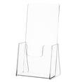 thumbnail image 5 of KAKOWELY Pamphlet Display Stand Brochure Display Stand Magazine Holder Acrylic Brochure Holder File Organizer Menu Holder Stand For Countertop9.13"X4.13"X3.23", 5 of 5
