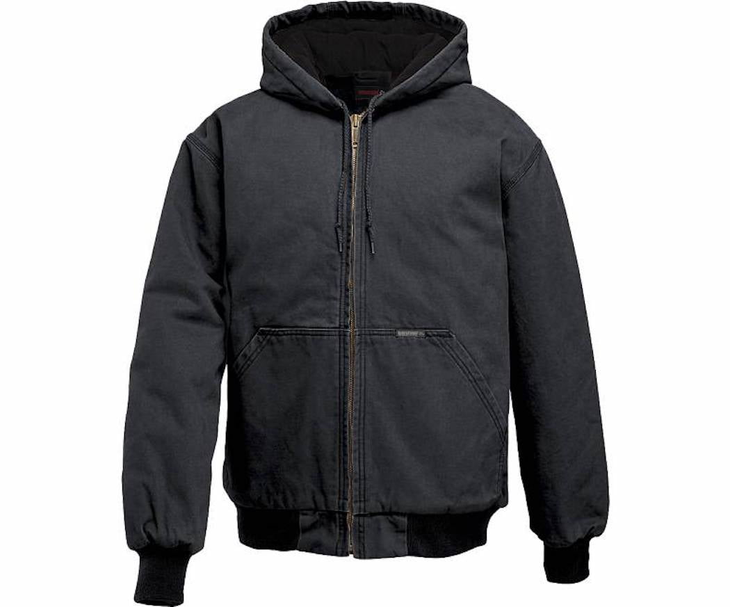 Wolverine Wolverine Men's Houston Cotton Duck Hooded Jacket, Black, X