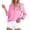 B, variant on Womens Stain Shirt Button Down Shirt Lapel Cardigan Top Solid Color Pocket Loose Casual Long Sleeve Shirt Dressy Sirt Business Top