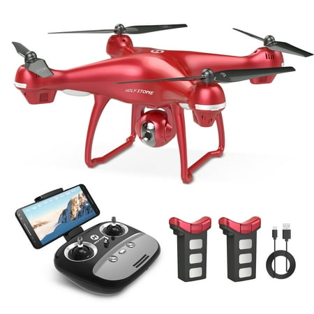 Holy Stone FPV GPS Drone HS100R with 1080p HD Camera and Video RC Quadcopter with GPS Return Home Follow Me and Altitude Hold, Drone for Beginners, Kids and Adults, Color Red 2