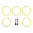 thumbnail image 1 of DYNWAVECA 5 Pcs Agilité 19.69 Pouces Entraînement Physique Multifonction Portable Exercice Extérieur pour Enfants Adultes Rugby Jaune, 1 of 10