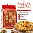 thumbnail image 2 of Parboiled Basmati Rice, Super Extra Long Grain Rice, 2.2 lb, for Biryani & Pulao, 2 of 5