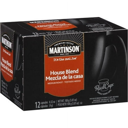 Martinson House Blend Medium Roast Single Serve Coffee, 12 ct