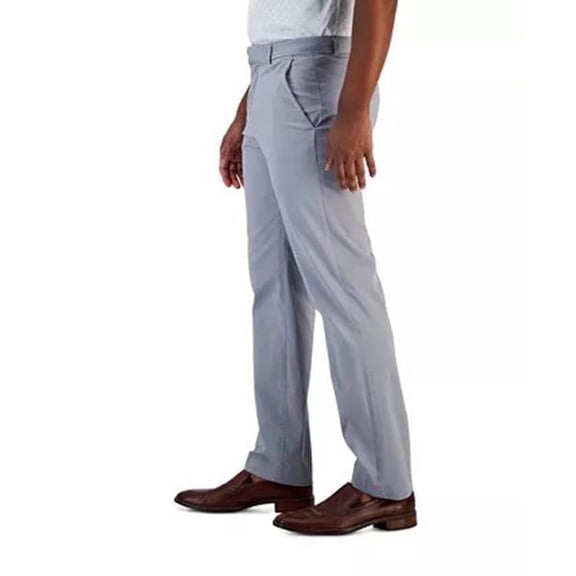 Perry Ellis Mens Slim fit Dress Pants 30 / 30 Light Grey Solid Stretch