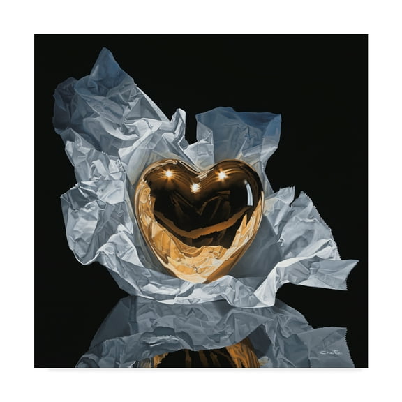 Francois Chartier 'Heart Of Gold' Canvas Art