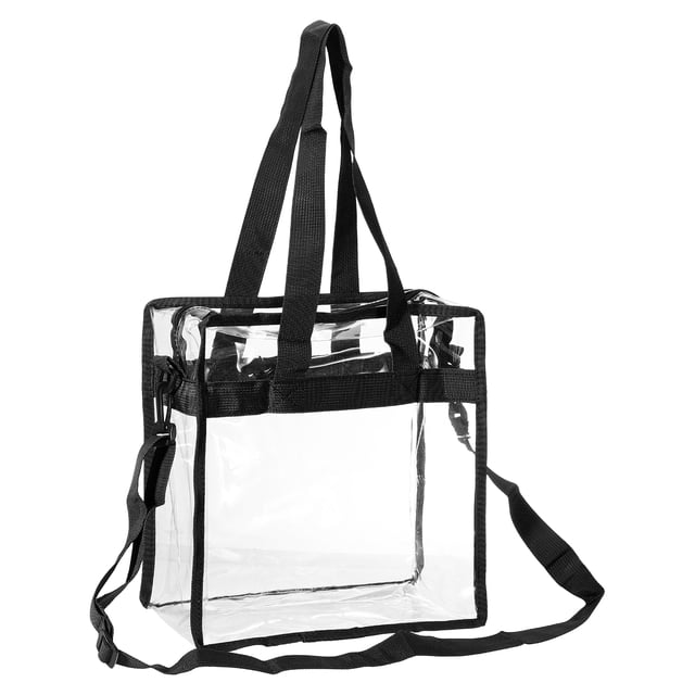 Bolsa de Aseo Transparente Unique Bargains Impermeable para Mujer Color Negro