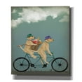 thumbnail image 1 of Epic Graffiti 'Yellow Labrador Tandem,' by Fab Funky, Canvas Wall Art, 26"x30", 1 of 3