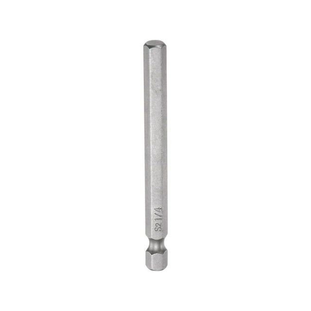 1/4" Hexagonal Destornillador Taladro SAE 1/4" Hexagonal Vástago 3" Longitud Magnético S2 Acero Potencia Perforación taladros