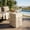 Beige, variant on Christopher Knight Home Faux Stacked Stone MGO Side Table, Indoor Outdoor Accent End Table, Beige