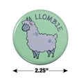 thumbnail image 3 of Llombie Llama Zombie Kitchen Refrigerator Locker Button Magnet, 3 of 5