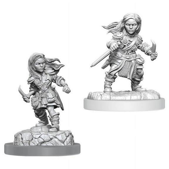 WizKids WZK90403 Dungeons & Dragons Nolzurs Marvelous Halfling Rogue Female W20 Miniature