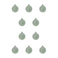 thumbnail image 1 of Naiovety Cubierta de filtro de fregadero de agua para baño de cocina de Hotel de oficina, recogedor de pelo reutilizable, colador de bañera, Verde 10piezas, 1 of 6