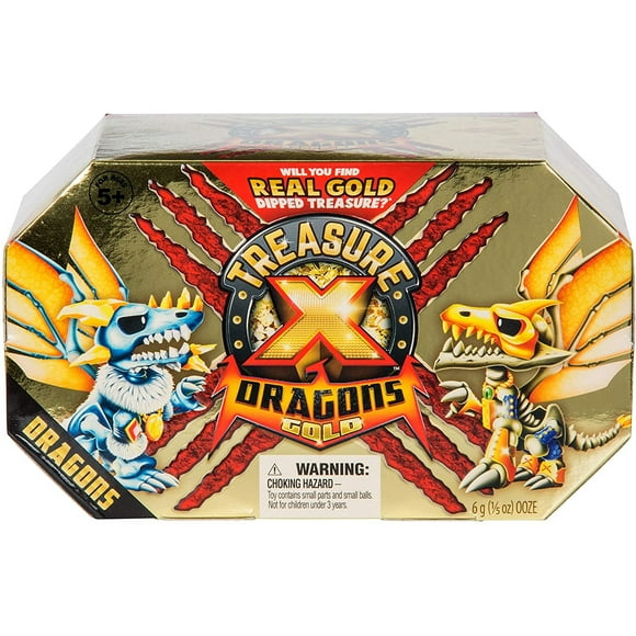 Treasure X Quest for Dragons Gold Figura de Dragon de lujo