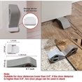 thumbnail image 2 of Door Stopper Rubber Door Stopper, Wedge Shaped Door Stop Bottom, 2 of 3