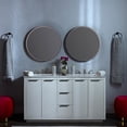 thumbnail image 3 of Oxygen Lighting 3-0203-15 Avior 48" Diameter Modern Circular Aluminum Framed Bathroom Wall, 3 of 7