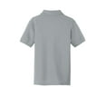 thumbnail image 6 of Port Authority Youth Core Classic Pique Polo Y100 - Gusty Grey - XS, 6 of 6