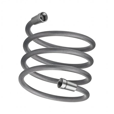 HIBIBUD 7FT Shower Hoses Flexible Nylon Attachment Handheld Shower Head Hoses Replacement