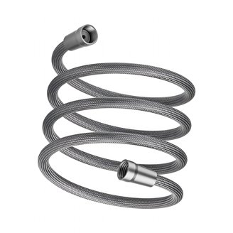 YODEL 96-Inch Extra Long Stainless Steel Handheld Shower Hose - Chrome