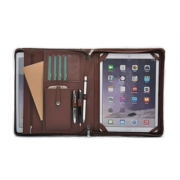 iPad Pro Folio Case, Design Leather Organizer Portfolio for 12.9 inch