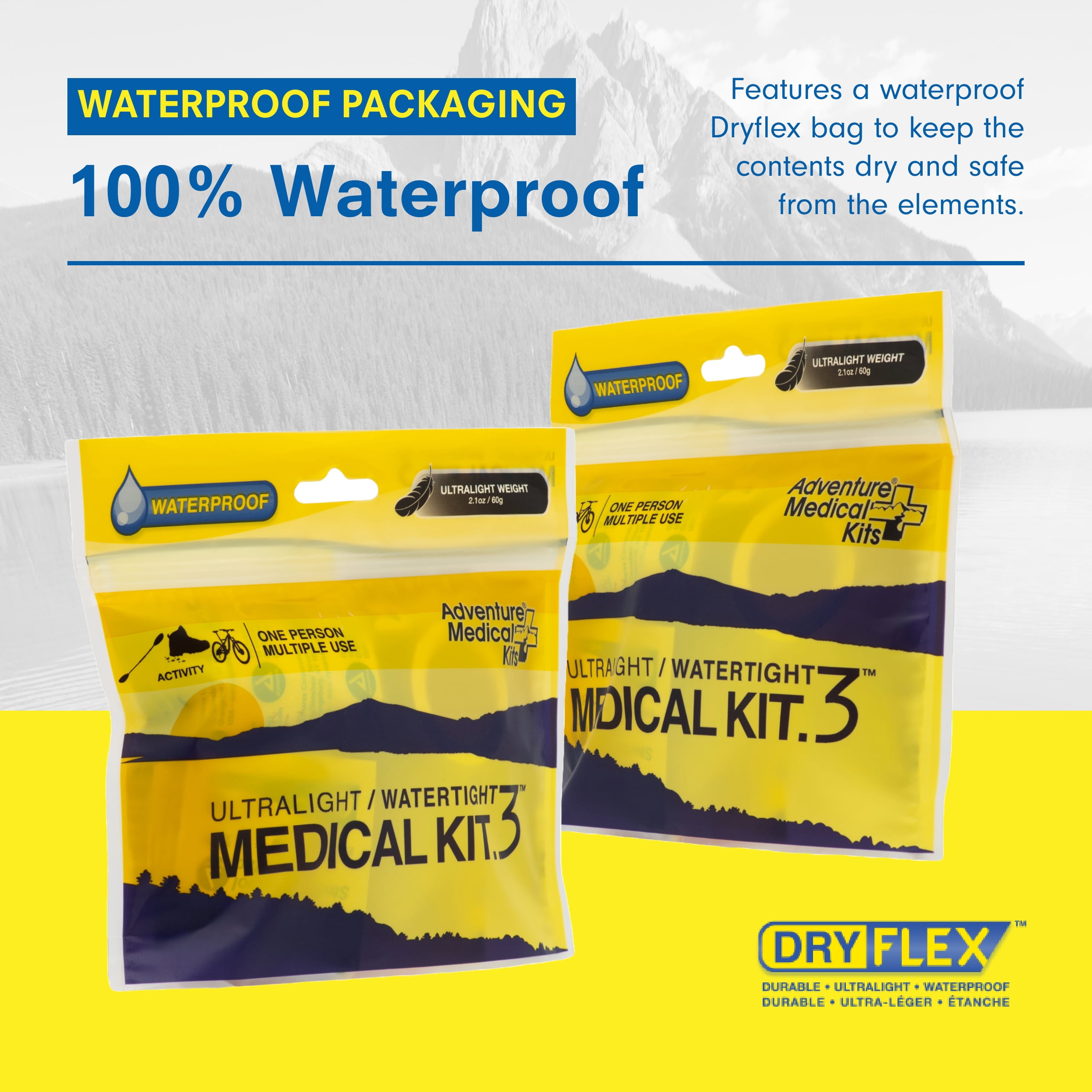 Adventure Medical Kits Ultralight & Watertight .3 - 2 Pack