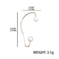 thumbnail image 3 of Pendientes para mujer, regalos para mujer, pendientes de perlas fijas de estilo europeo y moderno, pendientes de aleación de tendencia, pendientes de moda., 3 of 5