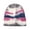Blue, variant on Unisex Tie Dye Cuffed Winter Beanie Hat Colorful Warm Soft Knitted Skull Cap for Men Women Black One Size