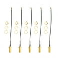 thumbnail image 2 of Radio Antenna  Brass Material Adapter Antenna Sturdy Fine Workmanship for Home PC Router Office 10cm, 2 of 7