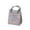 Gray, variant on Insulated Lunch Bag DuPont Paper Thermal Meal Carrier with Aluminum Foil Lining for Work and Travel Large Capacity Tote Brown