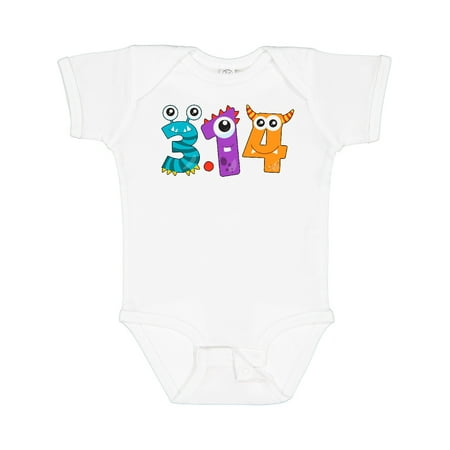 

Inktastic Monsters Like Pi- Pi Day Numbers Gift Baby Boy or Baby Girl Bodysuit