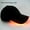 Black Hat Orange Light, variant on Fashion Unisex Solid Color LED Luminous Baseball Hat Christmas Party Peaked Cap