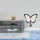 thumbnail image 2 of Escultura de cabeza de tigre, escultura de mesa, estatua moderna, figura de cabeza de animal, reloj de pared de resina acrílica, ideal para sala de es, 2 of 8