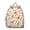 Beige-74, variant on Print Student Backpack – Roaring Dinosaur Illustration with Cute Cartoon Dino, Watercolor Planets, and Nature Jungle Theme