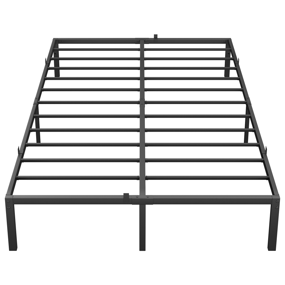 Eastvita Metal Platform Bed Frame, 14 Inch Bed Frame with Heavy Duty Slats Support, Strong Bearing Capacity, Under Bed Storage, No Box Spring Needed