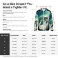 thumbnail image 6 of Picia Watercolor Turtle5 Women's Men's UPF 50+ Sun Protection Hoodie Shirt Long Sleeve SPF Fishing Outdoor UV Hiking Lightweight Shirts-Medium, 6 of 9