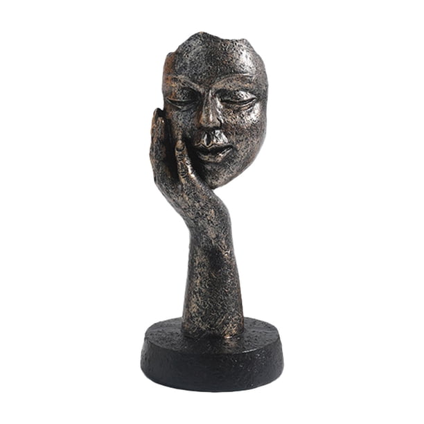 Figuras artesanales de pensadores, estatuas, adornos, estatuas coleccionables creativas para estanterías. 15 cm x 65 cm