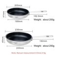 thumbnail image 2 of Titanium Non-stick Camping Frying Pan with Folding Handle Outdoor Plate Dish Bowl Skillet Tableware, 2 of 4