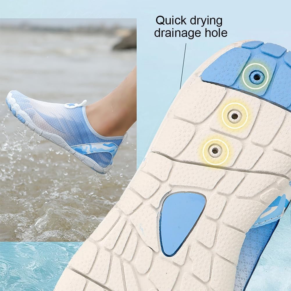 Barefoot Shoes Quick Dry Athletic Hiking Sports Travel Shoes Aqua Shoes, Non-Slip & Breathable Womens Mens Wide Toe Zero Drop Shoes