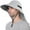 14_Grey, variant on Lroveb Bucket Hats for Men Outdoor Sun Hat with Cap Wide Brim Fishing Neck Dad Hat