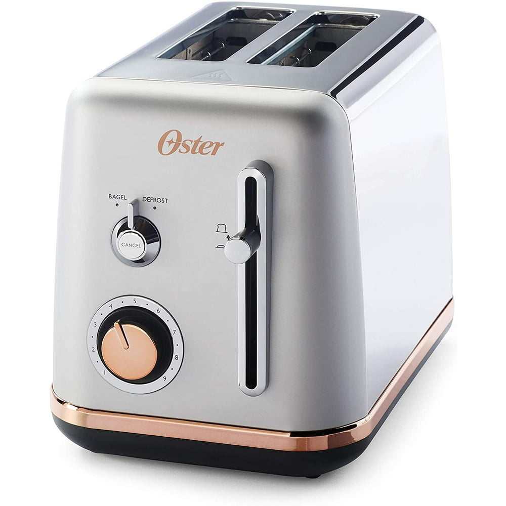 Oster 2097682 2 Slice Toaster Metropolitan Collection with Rose Gold