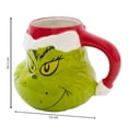 thumbnail image 3 of Taza Dr. Seuss Grinch de Cerámica Cara 3D 500 ml, 3 of 4