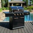 thumbnail image 4 of Kenmore 4 Burner Gas Grill Plus Side Searing Burner - Black/Copper, 4 of 9