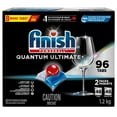 thumbnail image 1 of Finish Quantum Ultimate+ Détergent pour Lave-Vaisselle, 96 Tablettes, 1 of 1
