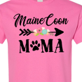 thumbnail image 4 of Inktastic Maine Coon Mama with Flowers and Arrow T-Shirt, 4 of 5